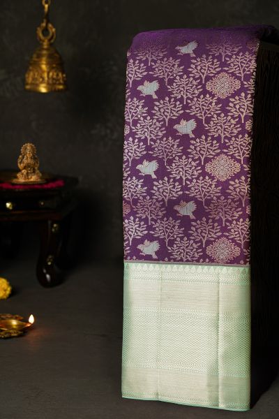Antique Finish Silk Saree